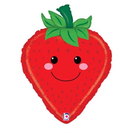 BETALLIC Betallic 83788 26 in. Produce Pal Strawberry Balloon 83788